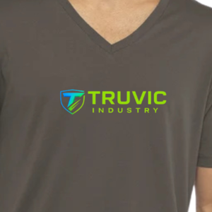 T-shirt classique en coton pour homme, col en V, respirant, léger, décontracté, basique, personnalisable, fournisseur OEM ODM - Product Image 3