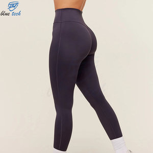Ensemble de sport personnalisé pour femme, vêtements de yoga orange, leggings taille haute et soutien-gorge de sport, fabricant de vêtements de fitness, approvisionnement en gros - Product Image 6