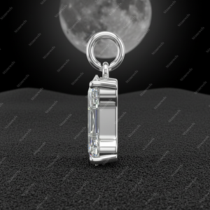 Luxury <b>Initial</b> Letter I Moissanite Pendant Custom 925 Sterling <b>Silver</b> Gold Plated Diamond Alphabet Charm <b>Necklace</b> Jewelry - Product Image 3