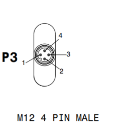 Y-Splitter with 1xM12 a Code 4 Pin Male to 2xM12 a Code 4 Pin Female Copper Contact IP68 Rated 4A 60V - Product Image 5