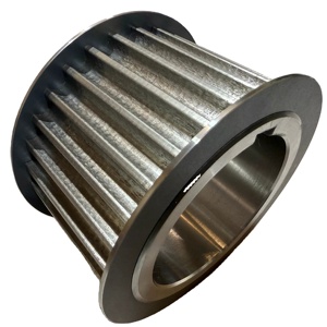 48T 14MGT HIGH TORQUE DRIVE 14MGT <b>PULLEY</b> 14MHTD <b>PULLEY</b> CUSTOMISE BELT WIDTH CUSTOM BORE BEARING BORE IDLER <b>PULLEY</b> 28 TEETH 14M - Product Image 1