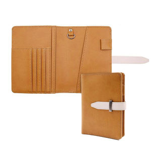 Cartera de Viaje de Cuero PU de Primera Calidad, Multicolor, con Ranuras para Boletos y Pasaporte, Protector de Pasaporte de Cuero PU - Product Image 1