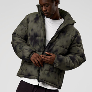 New Launched Camouflage Spring <b>Waterproof</b> Eco-Friendly Polyester Wadding Long Men Unisex Loose <b>Winter</b> Puffer Coat - Product Image 5