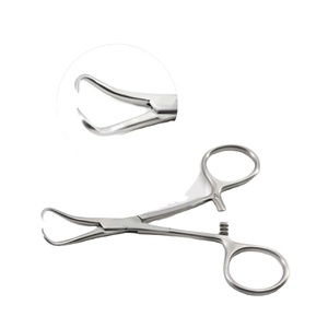 Pinza para Toallas Backhaus de 5.25 Pulgadas, Acero Inoxidable, Instrumentos Quirúrgicos Médicos, Uso Dental, Veterinario y de Laboratorio, Reutilizable - Product Image 1