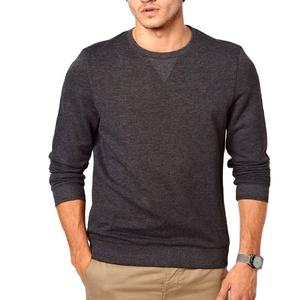 Nueva venta al por mayor de algodón en blanco con cuello redondo liso pulóver sudaderas con capucha personalizado Otoño Invierno Casual ropa de calle para hombres sudaderas con capucha sudaderas - Product Image 2