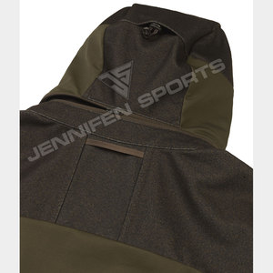 Veste de chasse pour homme avec logo personnalisé, tissu en laine/softshell, qualité supérieure, style unique, imperméable et coupe-vent, vêtements de chasse pour hommes - Product Image 5