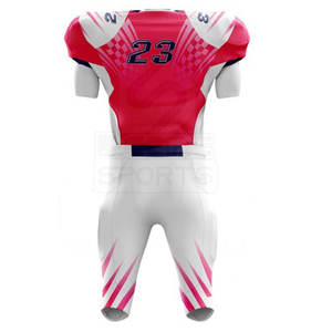 Nouveauté : Uniforme de football américain personnalisé pour hommes, vente en gros pour équipes, 100 % polyester, couleurs personnalisées et service OEM - Product Image 2