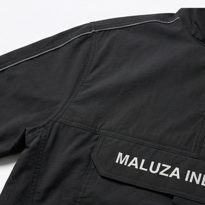 เสื้อแจ็คเก็ตกันลมแบบมีฮู้ดสำหรับทุกเพศ ยี่ห้อ OEM ผลิตตามสั่ง สไตล์สตรีทแวร์ เหมาะสำหรับฤดูหนาว กันน้ำ ระบายอากาศได้ดี เป็นมิตรต่อสิ่งแวดล้อม พร้อมซิปด้านหน้า - Product Image 5