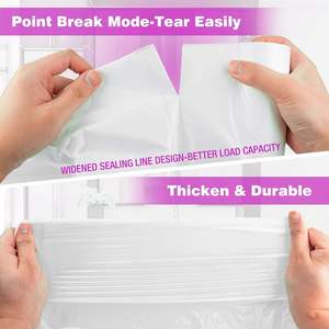 Bolsas de Basura Desechables en Caja, 270 Piezas, Resistentes a Pinchazos y Desgarros, 8 Galones, con Cordón para Cocina - Product Image 6