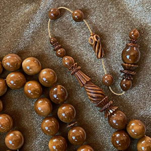 Perles de prière en résine écologiques faites à la main de style Sufi de luxe - Product Image 1