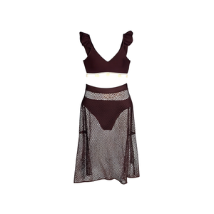 Traje de baño de una pieza HDJ de talla grande, control de abdomen, ropa de playa conservadora, monokini sexy, WQ21105 - Product Image 2