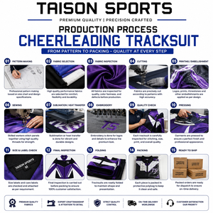 TAISON SPORTS Premium 220 GSM Polyester Waterproof Hooded Cheerleading <b>Tracksuit</b> Smooth Tricot <b>Pink</b> Black Panel Custom Logo Set - Product Image 4