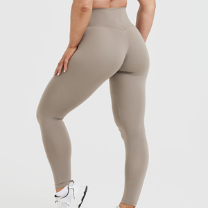 Leggings Deportivos de Mujer Hechos a Medida de Alta Calidad con Logotipo Impreso, Nuevo Estilo Urbano con Ajuste en la Cintura - Product Image 2