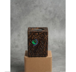 Hand Carved Wooden Incense <b>Burner</b> Arabic Pattern Bakhoor Holder Eco Friendly Religious Home Decor - Product Image 2