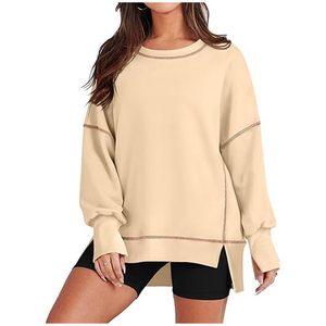 Sudadera de Cuello Redondo Personalizada de Alta Calidad para Mujer, Sudadera de Felpa para Mujer, Sudadera para Mujer Talla Grande - Product Image 4