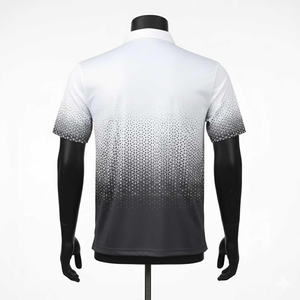 เสื้อยืดกอล์ฟแฟชั่นลายพิมพ์ดีไซน์ใหม่ แขนสั้น ผ้าฝ้าย 100% ระบายอากาศได้ดี มีกระเป๋า ขายส่ง คุณภาพพรีเมียม สำหรับผู้ชาย รับผลิตแบบ OEM - Product Image 5