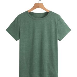 Custom 100% Cotton Oversized Worsted <b>Short</b> <b>Sleeve</b> T-Shirts for Men Unisex Summer Quick Dry Breathable OEM ODM Manufacturer - Product Image 2