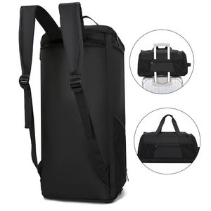 Premium Black Sport Gym Bag Large Capacity Training Duffle with Shoe Compartment and Breathable Mesh Exterior Pocket - Product Image 5