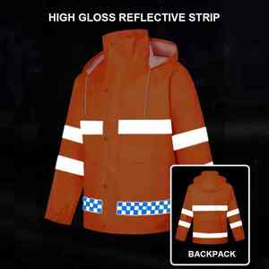 Combinaison de sécurité offshore haute visibilité pour les travailleurs des champs pétrolifères, vêtements de travail professionnels, fabricant en gros - Product Image 5