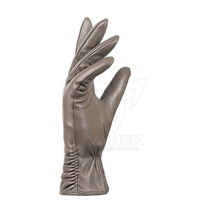 Gants d'hiver pour hommes en cuir véritable de qualité supérieure, écologiques, respirants, légers, chauds, confortables, durables, avec coutures robustes, style sportif - Product Image 6