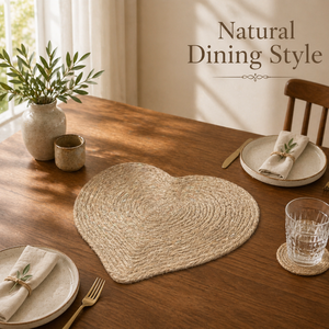 Wholesale Handmade Natural Jute Table Mat | Braided Seagrass Placemat Eco Friendly Dining Table Decor | Rustic Home <b>Kitchen</b> Use - Product Image 1
