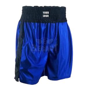 กางเกงชกมวยชาย พิมพ์โลโก้ตามสั่ง ดีไซน์ล่าสุด คุณภาพพรีเมียม พร้อมเอวยางยืดปรับได้ โดย Elegant Sports - Product Image 1