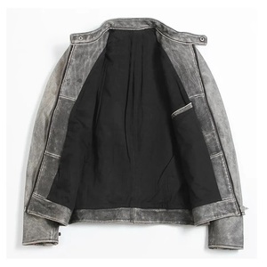 Chaqueta de moto de cuero PU negra para hombre con forro de piel sintética, cierre de cremallera, cinturón, abrigo de invierno para motociclista, abrigo grueso de piel todo en uno para mujer - Product Image 2