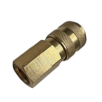 Raccord pneumatique rapide en laiton de type mini européen, interchangeable OEM avec les raccords de tuyau compressé de type Rectus 21
