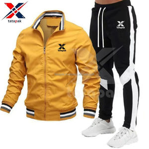 Chándal Deportivo para Hombre, Estilo Vintage, Corte Ajustado, 100% Algodón, Tejido de Secado Rápido, Diseño Sólido 2 en 1, Ligero, Cómodo, Informal - Product Image 3