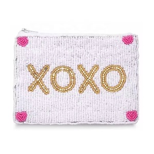 Porte-monnaie perlé à la main, durable, petite pochette de rangement idéale, parfaite pour transporter clés, argent liquide, cartes, usage polyvalent, pochette cadeau pour femme - Product Image 2