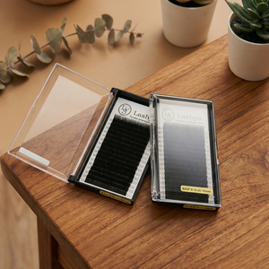 ขนตาปลอม PBT แบบแบน รุ่น B/C/D Curl & Dark Matte Look แบรนด์ส่วนตัว ขนตาปลอมแบบเส้นต่อเส้น ทำจากขนมิงค์สังเคราะห์ - Product Image 3