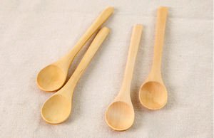 Cuillère à mélanger en bois à long manche, cuillère à soupe en bois Phoebe, cuillère à ramen en bois décorée de fils japonais - Product Image 2