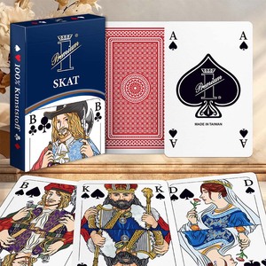 Jeu de cartes de société personnalisable en plastique allemand de qualité supérieure pour le jeu de cartes Skat, finition mate, 32 cartes + 1 carte d'instructions - Product Image 5
