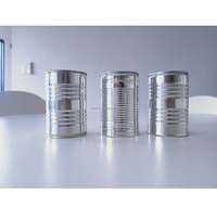 Vietnam exporteerde lege blikken van 500 ml inhoud, 300-307 mm diameter, cilindervormig, van blik, voedselveilig, voor ingeblikt fruit, TFS/E.