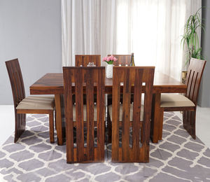 New Arrival Dining <b>Table</b> Set Most Popular Wood With 6 Wooden <b>Chair</b> Sheesham Wood Furniture <b>Table</b> Kitchen <b>Table</b> Wood Dining Set - Product Image 2