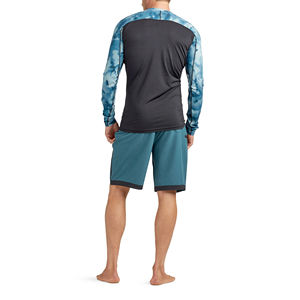 Rashguard personnalisé de haute qualité unisexe à manches longues, t-shirt de compression pour la gym, sublimation, séchage rapide, écologique - Product Image 2