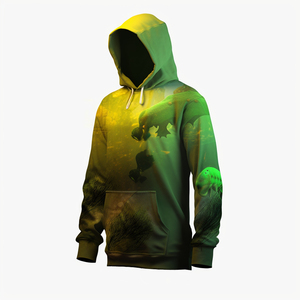 เสื้อฮู้ดดี้ผู้ชายคุณภาพพรีเมียม แบบซับลิเมชั่น รับผลิตตามแบบ OEM เสื้อฮู้ดดี้ผู้ใหญ่แบบสวมหัว ระบายอากาศได้ดี ทนทาน เหมาะสำหรับใส่ลำลอง จากผู้ผลิต - Product Image 1