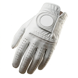 Premium Quality Custom Logo Cabretta Leather Golf Glove Pair for Men OEM Golf Gloves with Custom <b>Packaging</b> & Branding - Product Image 1