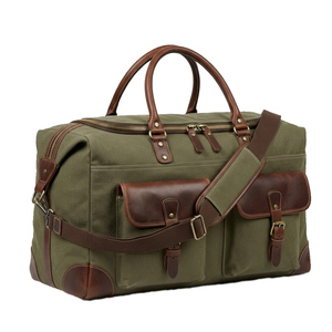 Bolsa de lona de viaje de gran capacidad, impermeable, equipaje de mano, duradera, para fin de semana, gimnasio, deportes, para hombres y mujeres - Product Image 1