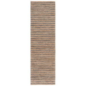 Alfombra de Yute Trenzada a Mano con Patrón Geométrico, Estilo Rústico, Base Antideslizante de Goma, para Pasillo - Product Image 1