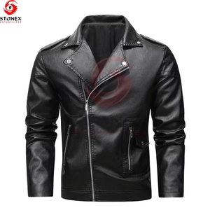 Wholesale Price Men's <b>Winter</b> Cow <b>Leather</b> Coated <b>Jacket</b> High Quality Waterproof Windproof Quick Dry Zipper Closure Best Style - Product Image 1