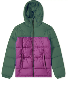 Men Fashion Color Block Puffer Hoodie <b>Jackets</b> - Product Image 6
