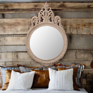 Miroir mural moderne irrégulier écologique durable pour la maison et les hôtels Meilleure qualité en bois Fabriqué à la main par Antique CO Mariage - Product Image 2