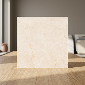 Carreaux de porcelaine brillants Kiara Brown 2x2 pieds, finition marbre premium pour revêtements de sol commerciaux, design céramique - Product Image 2