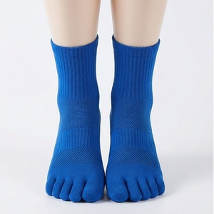 Five Fingers High Performance Athletes <b>Toe</b> <b>Socks</b> Breathable Durable Soft Gym Workout Recovery Customized Color Fit Pairs Wear - Product Image 1