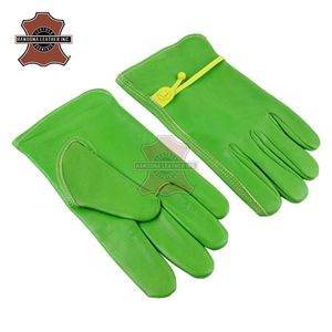 Gants de travail robustes pour hommes et femmes, en cuir de vachette 11 oz, cuir de chèvre épais, gants de sécurité pour hommes et femmes - Product Image 3