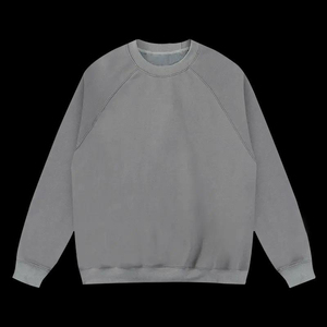 Hot Sale Heavyweight Cotton Sweatshirt Crew Neck Graphic Sweatshirt Print <b>Men's</b> Sweatshirts - Product Image 3