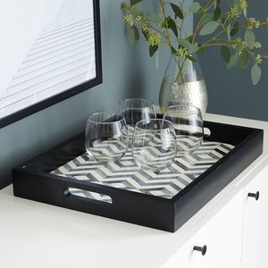 Ensemble de vaisselle de luxe Complement 49, plateau de service imprimé en MDF, RR ENTERPRISES Inde - Product Image 5
