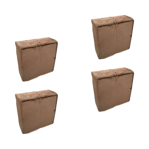 Competitive price cocopeat eco friendly low EC substrate organic coconut coir pith block for greenhouse hydroponic farming - Product Image 1