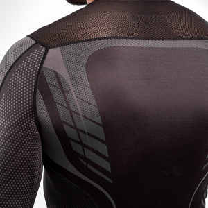Personnalisez votre propre logo, impression numérique, manches longues, respirant, écologique, séchage rapide, compression, rashguard MMA BJJ unisexe - Product Image 6